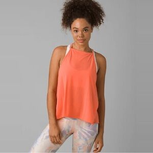 *NWT* Prana Epiquator Hyper Coral Tank‎ Sz Sm